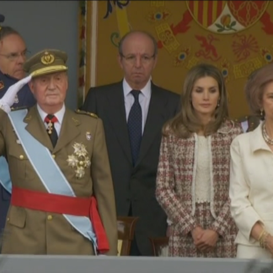 El rey Juan Carlos I y su hijo Felipe. Foto: Casa Real