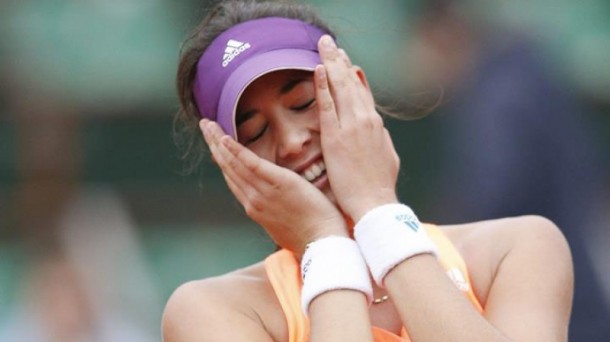 Garbiñe Muguruza se despide de Roland Garros. Foto: EFE

