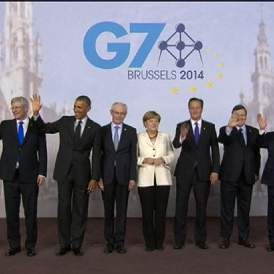 Foto de familia del G-7
