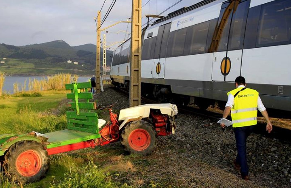 Accidente en Mundaka. EFE