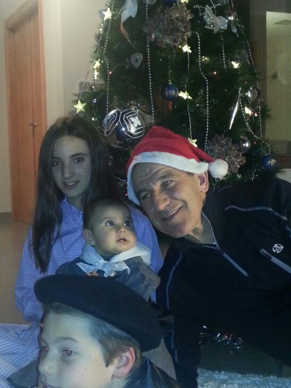 Jose Luis, Irati, Oier eta Garazi bilobekin gabonetan