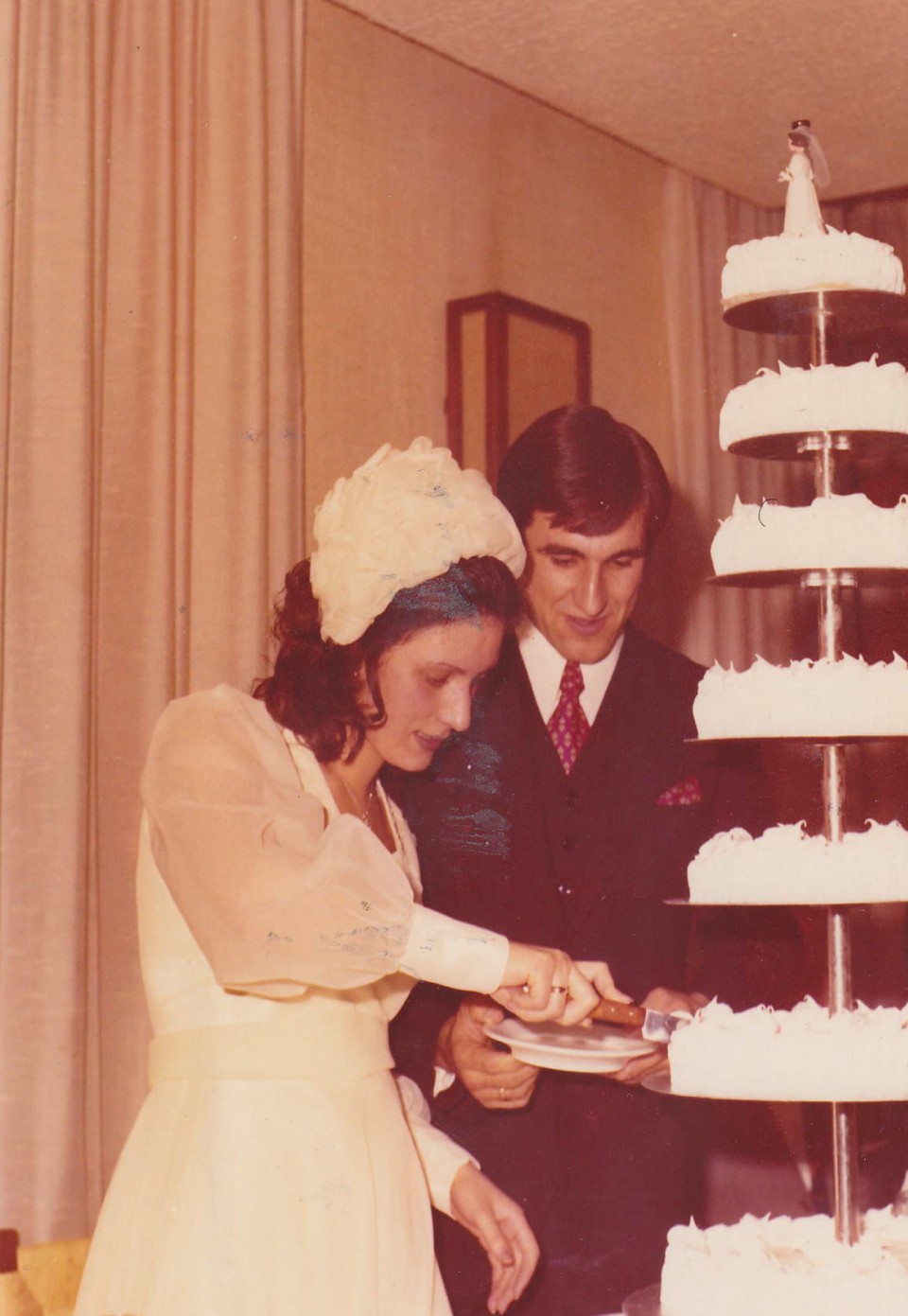 Jose Luis eta Margariren arteko ezkontza. Orio, 1972