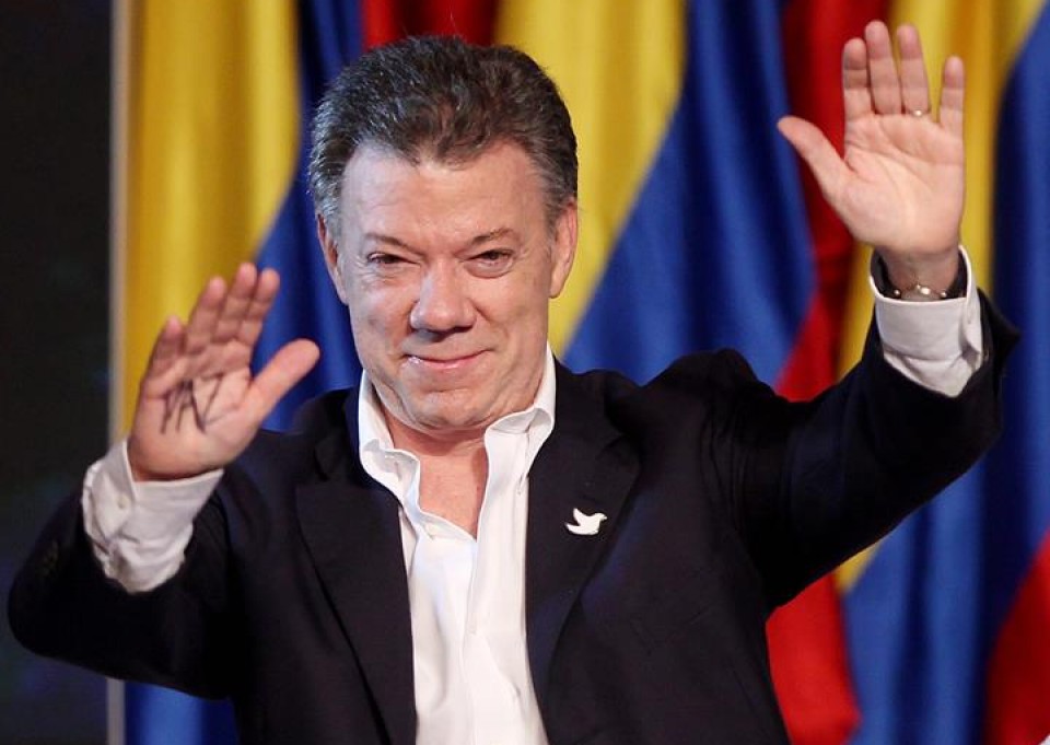 El presidente de Colombia, Juan Manuel Santos.