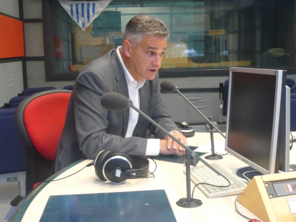 El secretario general de SEA-Empresarios Alaveses, Juan Ugarte. EiTB