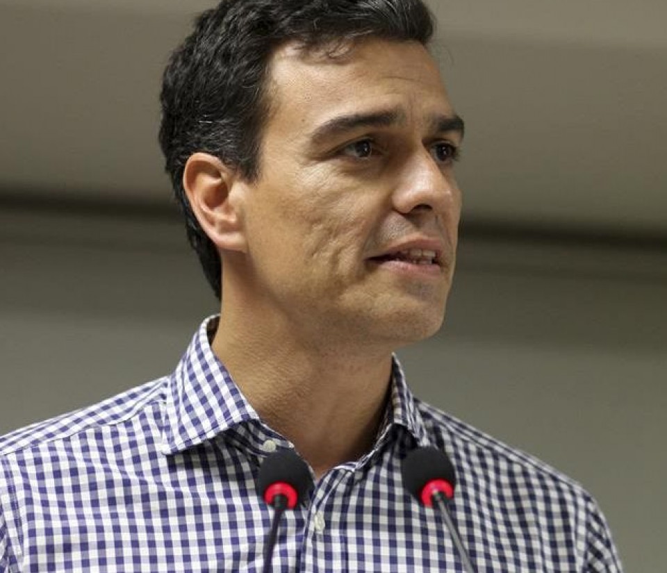 Pedro Sánchez, candidato a secretario general del PSOE. Efe.