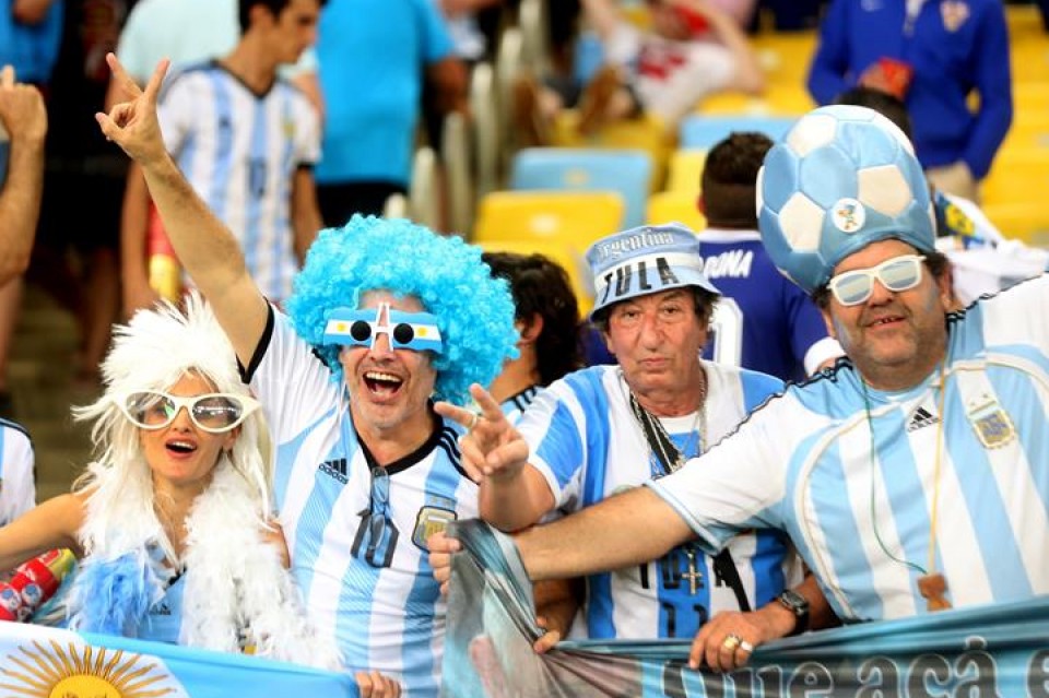 Argentinako zaleak / EFE.