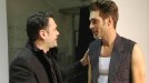 Jon Kortajarena y Iñaki Lopez en el estudio