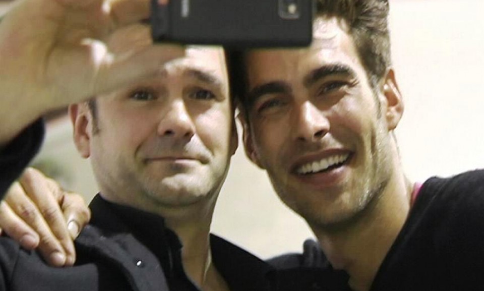selfie Iñaki Lopez con Jon Kortajarena