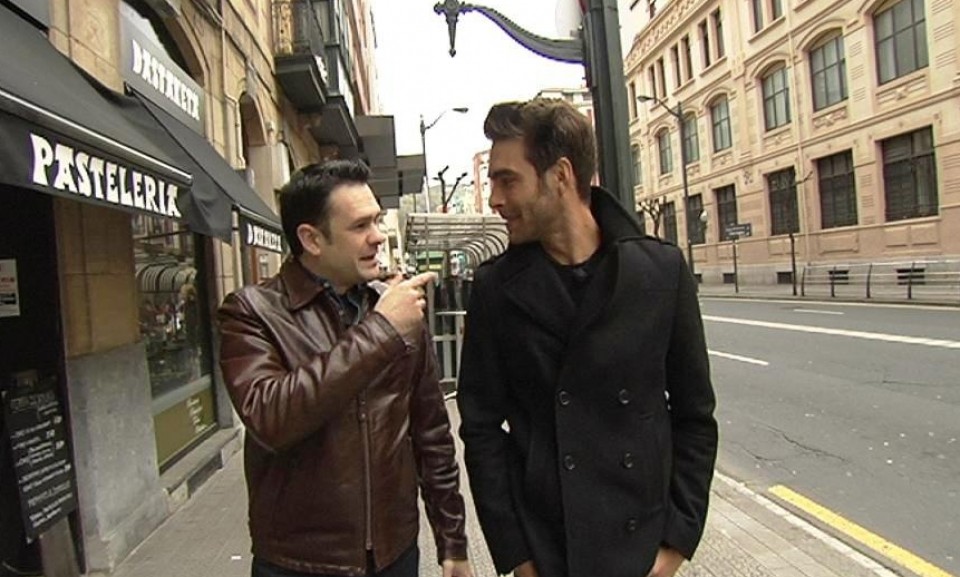 Iñaki Lopez con Jon Kortajarena de paseo