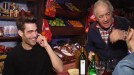 Jon Kortajarena y Iñaki Lopez comiendo