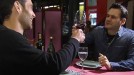 Jon Kortajarena y Iñaki Lopez brindando