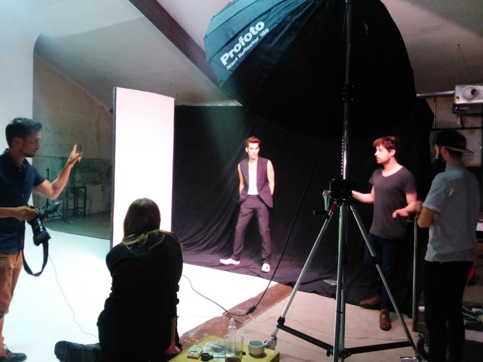 Jon Kortajarena en el estudio