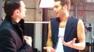 Jon Kortajarena y Iñaki Lopez en el estudio