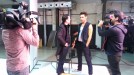 Jon Kortajarena y Iñaki Lopez en el estudio