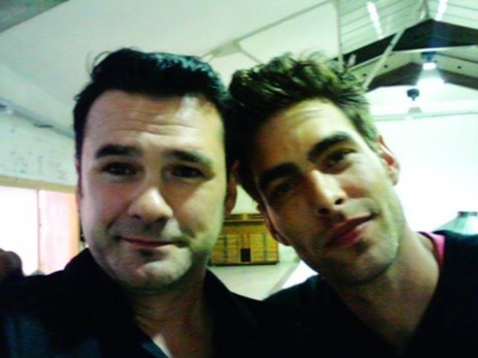 Selfie Iñaki Lopez con Jon Kortajarena 