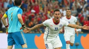 Espainia 0 - Txile 2 / EFE.