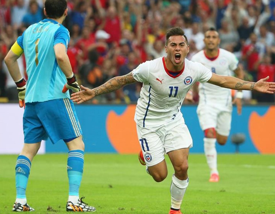 Espainia 0 - Txile 2 / EFE.