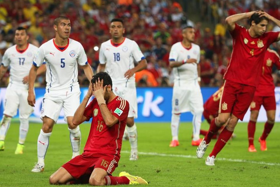 Espainia 0 - Txile 2 / EFE.