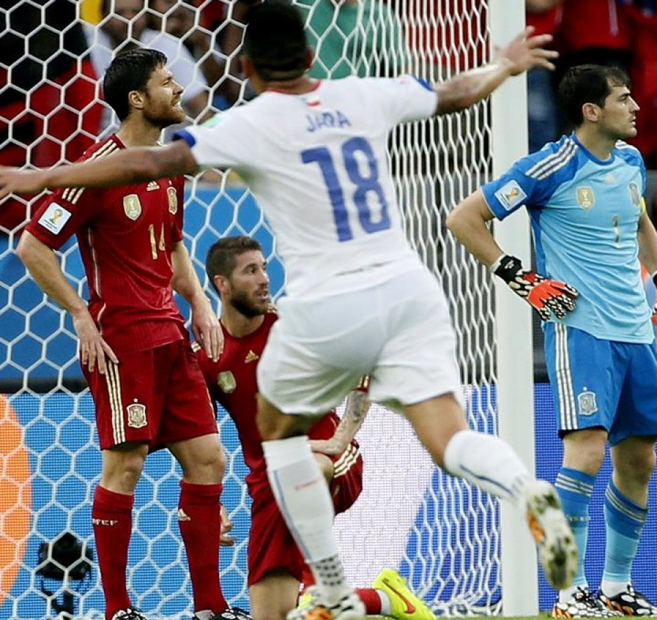 Espainia 0 - Txile 2 / EFE.