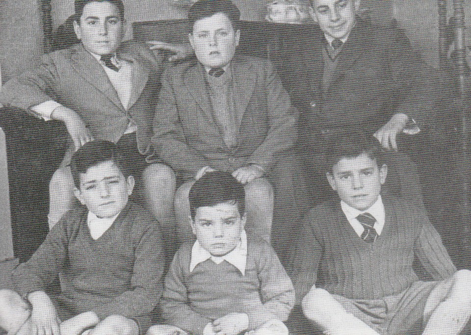 Jose Miguel, Xabier, Roman goian. Henrique, Natxo eta Gorka Knorr behean