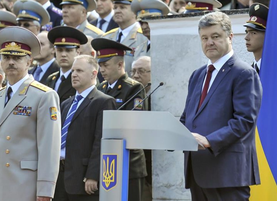 Petro Poroshenko Ukrainako presidentea. EFE