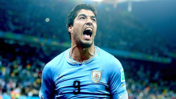 Luis Suarez, Uruguaiko jokalaria. Argazkia: EFE