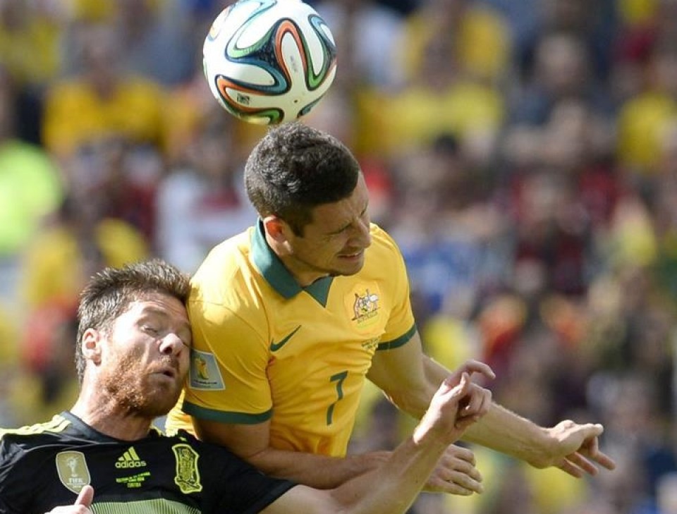 Xabi Alonso,Espainia-Australia partidan