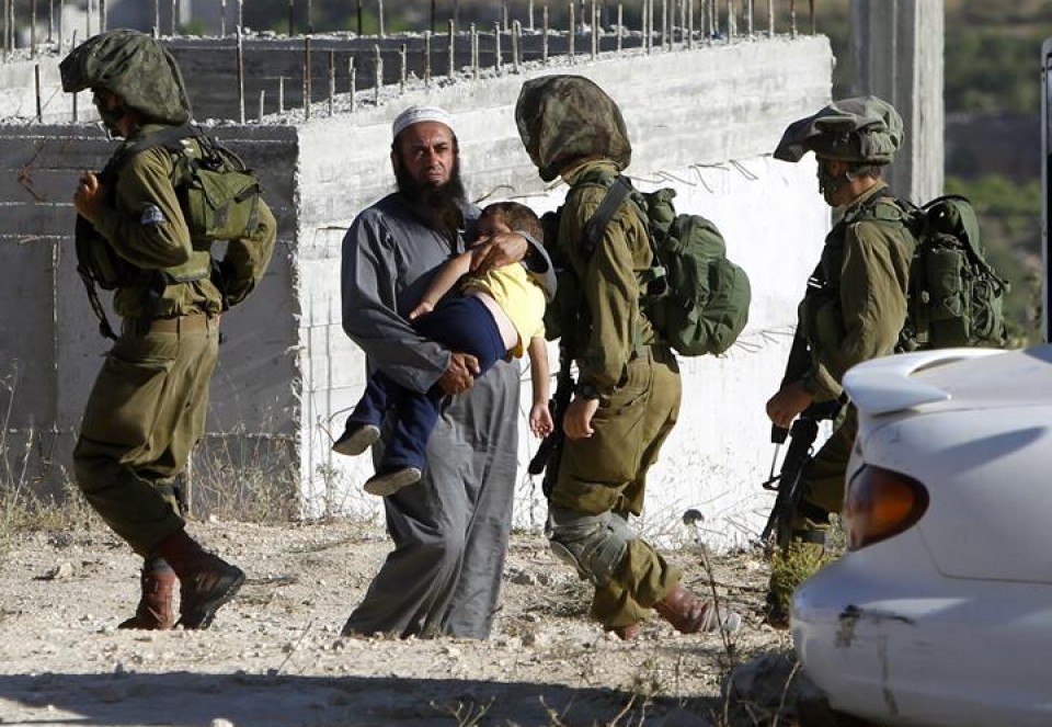 Soldados judíos, en un momento de la operación. Foto: EFE