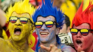 Kolonbia, multzoko lehen postuan 