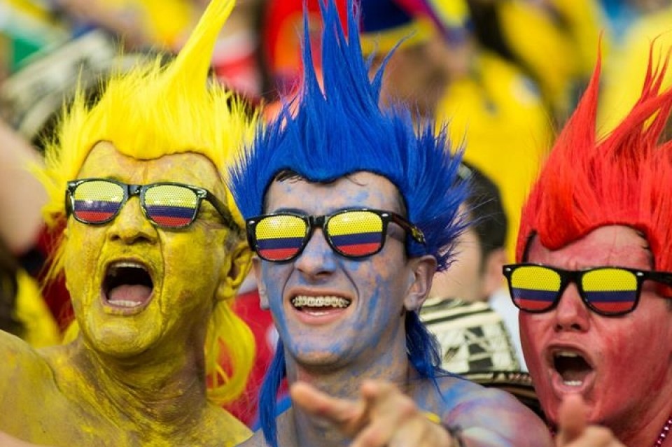 Kolonbia, multzoko lehen postuan 