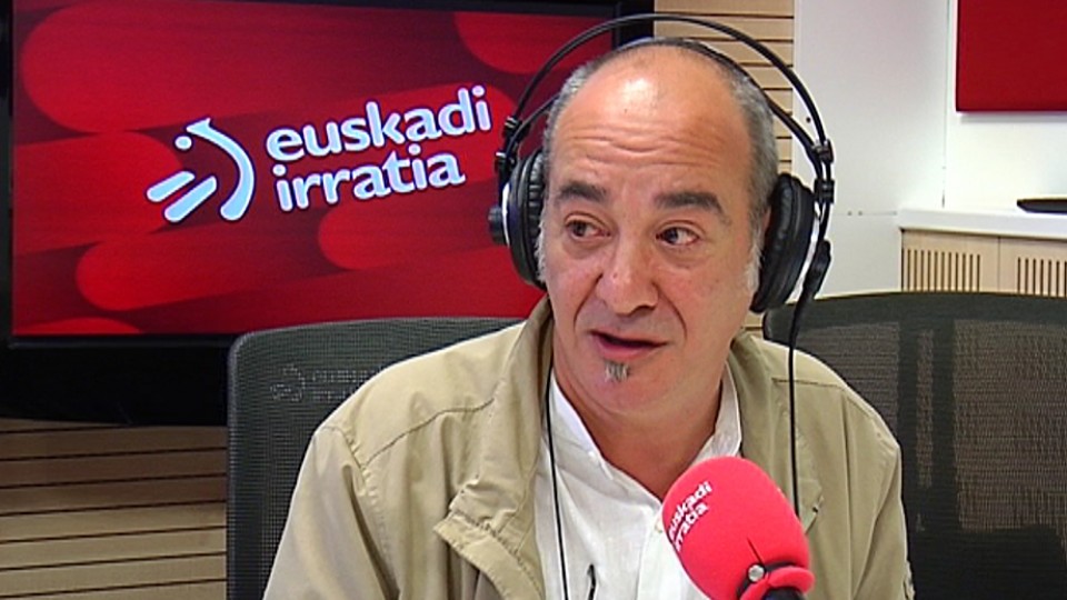 Martin Garitano en Euskadi Irratia. Foto: EiTB