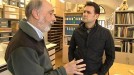 Paco Etxebarria y Iñaki Lopez en el centro Aranzadi