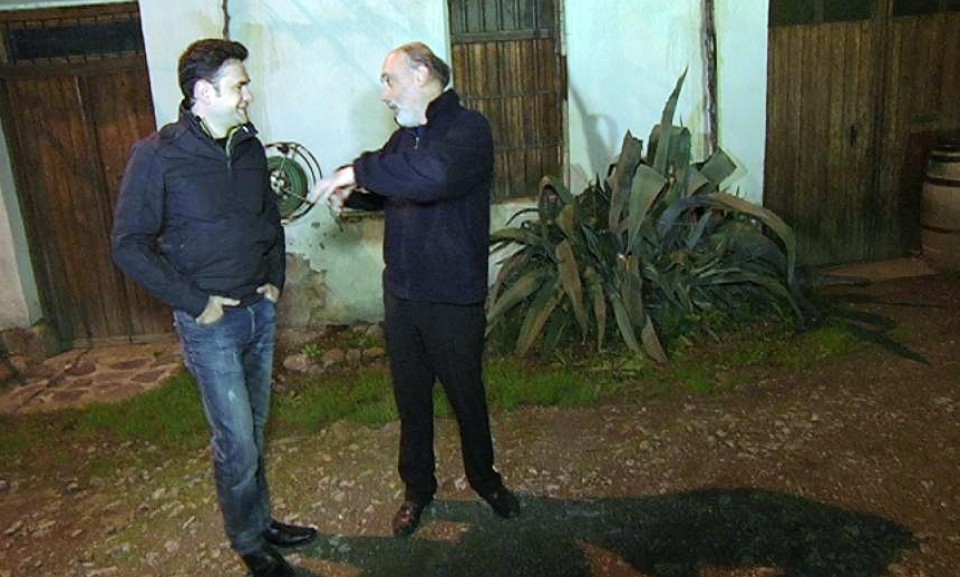 Paco Etxebarria eta Iñaki Lopez txikitako etxean