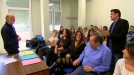 Paco Etxebarria y Iñaki Lopez en la univesidad
