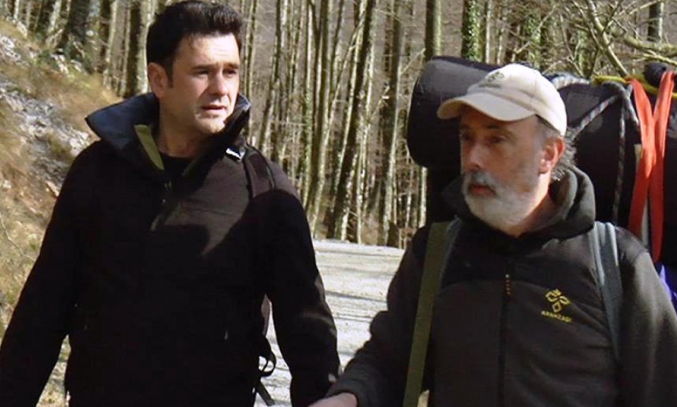 Paco Etxebarria eta Iñaki Lopez kobara joaten