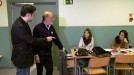Paco Etxebarria y Iñaki Lopez en la universidad