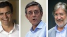 Tres serán finalmente los candidatos a secretario general del PSOE