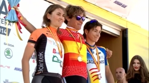 Leire Olaberria eta Alejandro Valverde, txapeldunak erlojupekoan