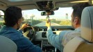 En el coche camino a la finca