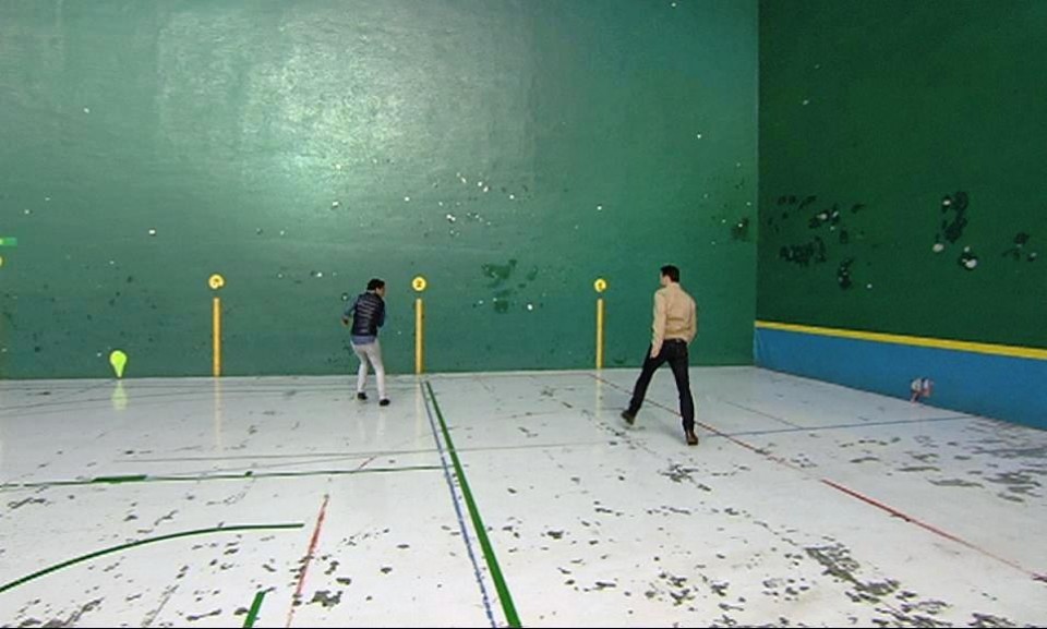 En el frontón de Orduña