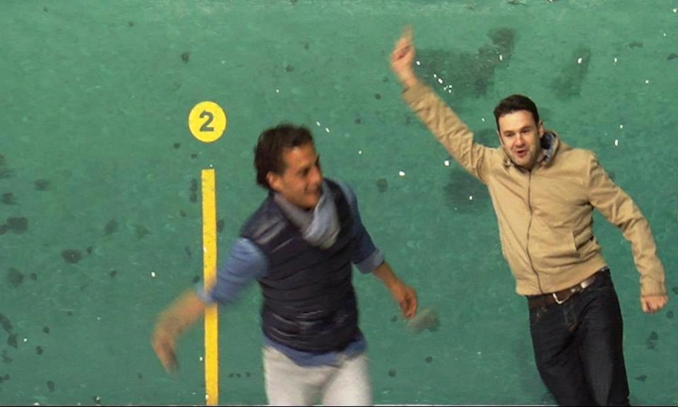 En el frontón de Orduña