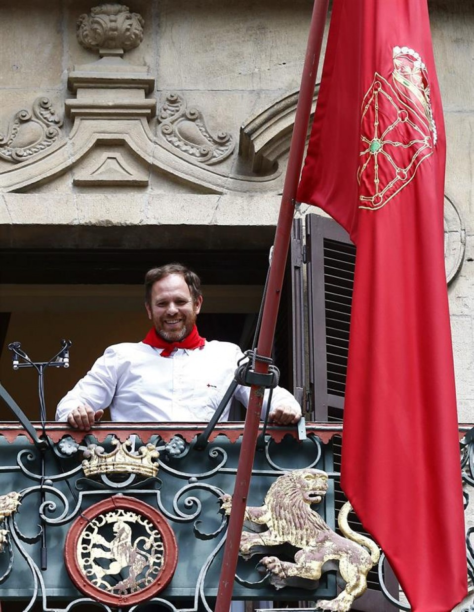 Mikel Martinez, chupinero de este año. Foto: EFE