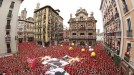 Plaza del Ayuntamiento de Pamplona. Foto: EFE