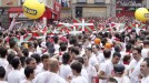 Plaza del Ayuntamiento de Pamplona. Foto: EFE