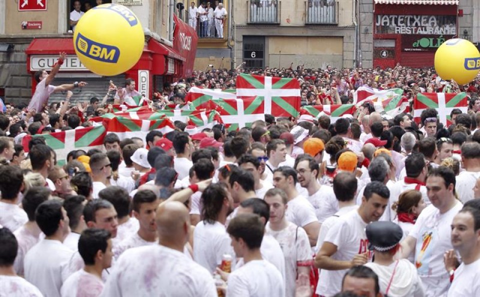 Plaza del Ayuntamiento de Pamplona. Foto: EFE