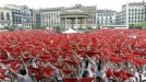 Plaza del Ayuntamiento de Pamplona. Foto: EFE