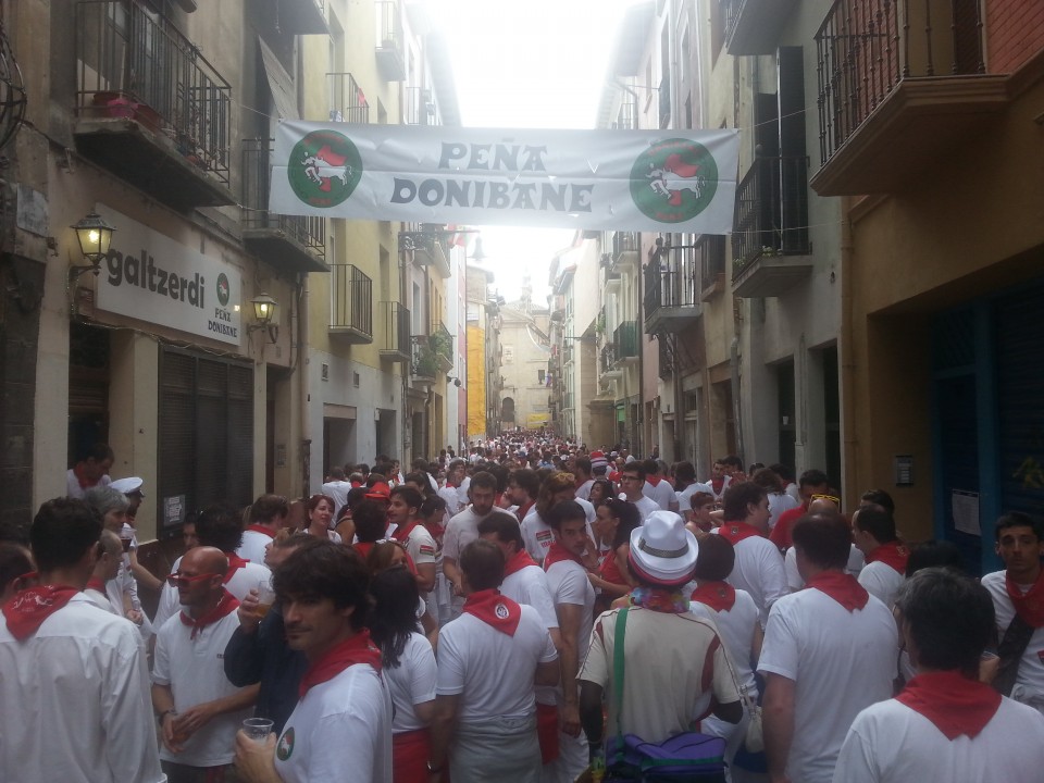 Ambiente inmejorable en las calles. Foto: Lontzo Saiz