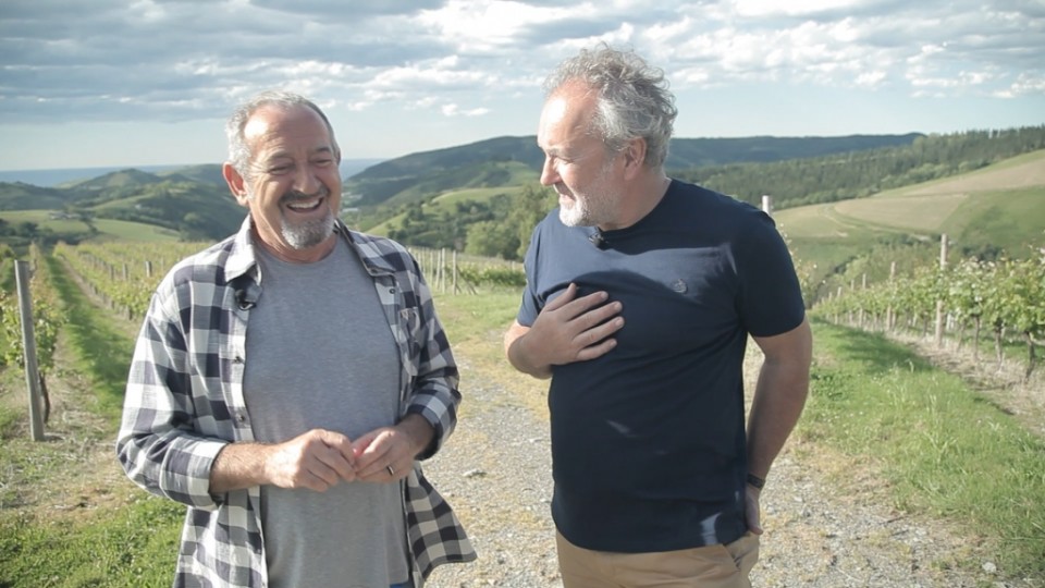 Ramon Roteta con Karlos Argiñano