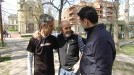 Martin Fiz, Juanito Oiarzabal y Iñaki Lopez