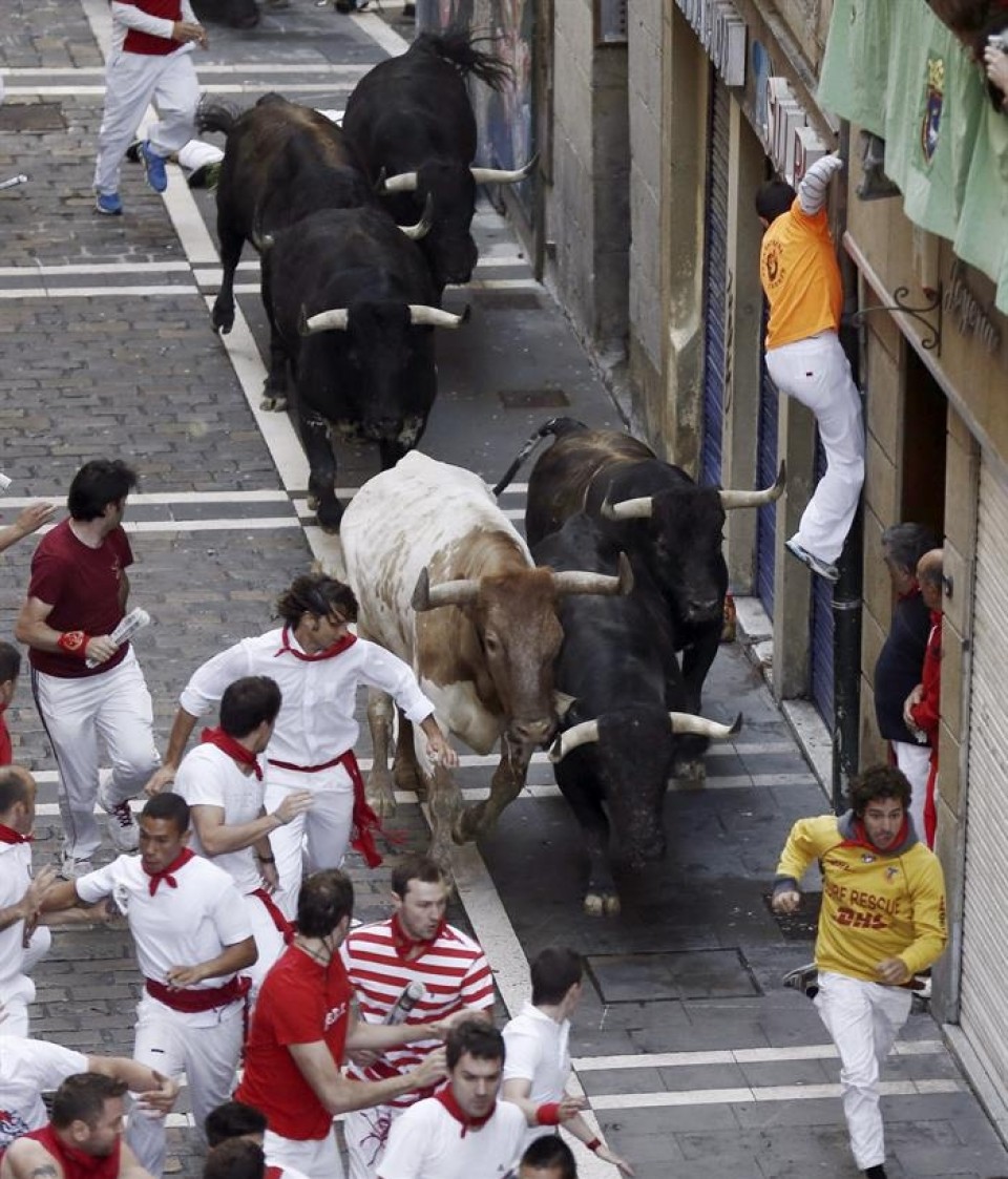 Encierro del 8 julio. Foto: EFE